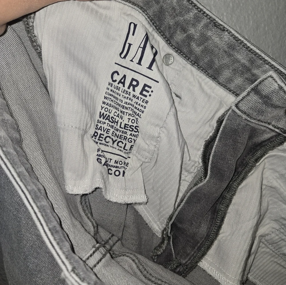 Gap Vintage Slim Sky High Grey Jeans Size 18